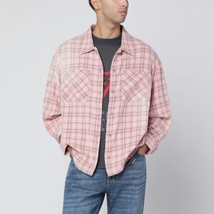 REPRESENT Plaid Overshirt Men PINK Shirts